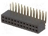 Conector 24 pini, seria {{Serie conector}}, pas pini 1,27mm, CONNFLY - DS1065-14-2*12S8BR