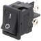 Rocker Switch ON-OFF 4A 250VAC Black IP40