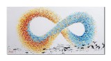 Cumpara ieftin Tablou infinit 120x60cm pictat manual living, birou, ulei pe panza, Kenny Varnioate