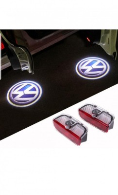 set 2 lampi holograma pentru usa vw foto