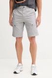 Napapijri pantaloni scurți N-Senio bărbați, culoarea gri, NP0A4IMEH621