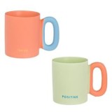 Cane Ceramică Pastel cu Mesaj Reliefat &ndash; Artă și Utilitate, CMCLASS