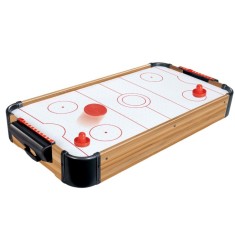 Masa Air Hockey Graffiti fara Picioare, Flippy, Lemn, 2 Pucuri, Tabela Scor, 2 Impingatoare, 76x38x9 cm, Maro foto