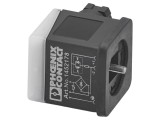 Conector cu valvă, mufă mamă, 3 pini, IP65, &icirc;n unghi