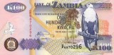 ZAMBIA █ bancnota █ 100 Kwacha █ 2003 █ P-38d █ UNC █ necirculata