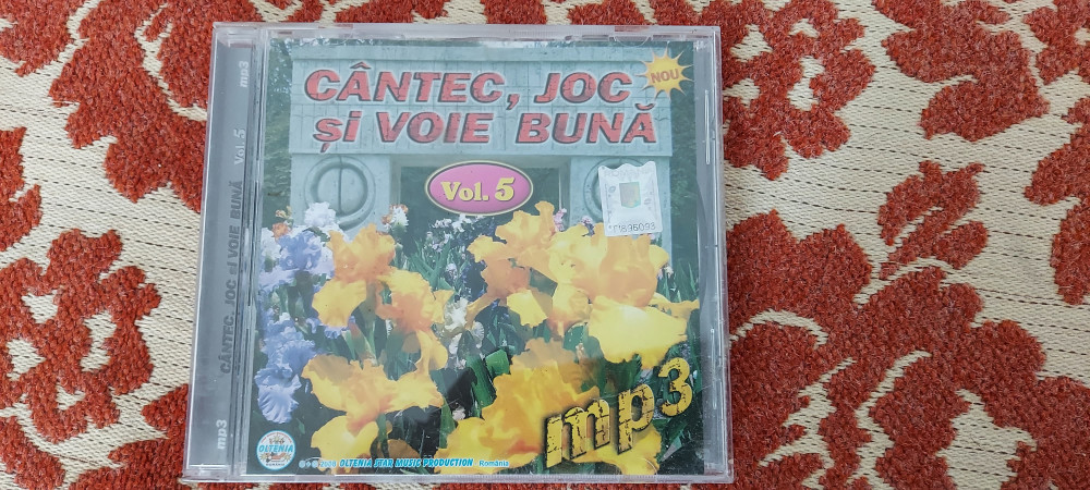 CANTEC JOC SI VOIE BUNA VOL 5 , MP3 CD AUDIO DE COLECTIE . | Okazii.ro