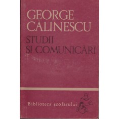George Calinescu - Studii si comunicari - 128463