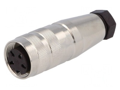 Conector M16 Mufă Mamă 4 PIN 5A 300V Drept foto