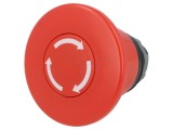 Comutator Siguranță ABB 22mm 2 Poziții Roșu Fără IP66