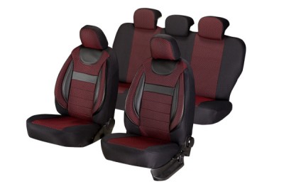 SET HUSE SCAUN DYNAMIC ROSU foto