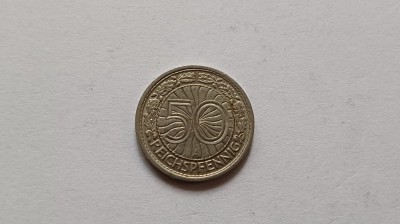 Germania- 50 reichspfenig, 1937 A foto