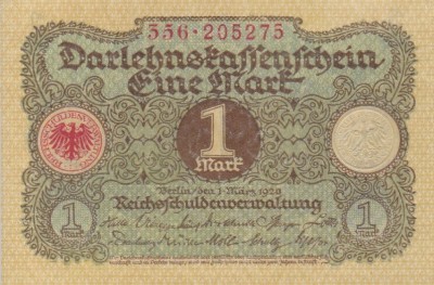 GERMANIA 1 marca 1920 AUNC!!! foto