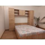 Set Dormitor Mirel sonoma cu pat de 140 cm x 200 cm