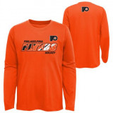 Philadelphia Flyers tricou cu măneci lungi pentru copii Rink Reimagined LS Ultra orange - Dětsk&eacute; L (13 - 14 let)