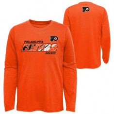 Philadelphia Flyers tricou cu măneci lungi pentru copii Rink Reimagined LS Ultra orange - Dětské S (6 - 9 let)