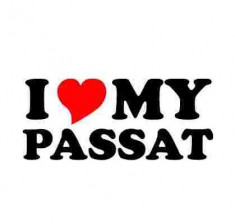 Sticker I Love My Passat foto