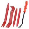 Set 5 instrumente demontare auto, interior, tapiterie, extractor metalic - Rosu