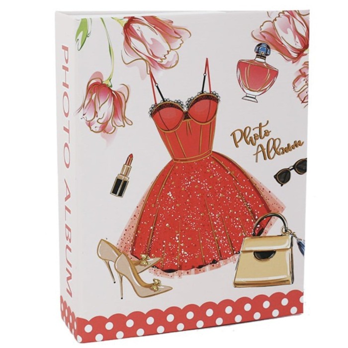 Album foto in cutie, Pufo Passion for Red, 20 x 18 cm, rosu