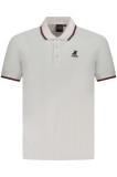 U.S. Grand POLO Tricou polo barbati cu logo brodat, cu detalii contrastante, din bumbac, Regular fit, alb, S