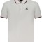U.S. Grand POLO Tricou polo barbati cu logo brodat, cu detalii contrastante, din bumbac, Regular fit, alb, M