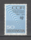 Liechtenstein.1979 50 ani Comitetul Consultativ ptr. Radio SL.119, Nestampilat