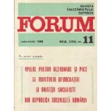 Revista Invatamintului Superior - Forum, Nr. 11/1981