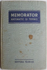 Memorator matematic si tehnic foto