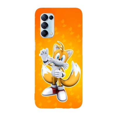 Husa compatibila cu Oppo A76, Viceversa, model Tails Sonic The Hedgehog, Silicon, TPU foto