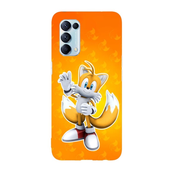 Husa compatibila cu Oppo A76, Viceversa, model Tails Sonic The Hedgehog, Silicon, TPU
