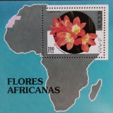 BC192, Sahara 1994, colita flori africane