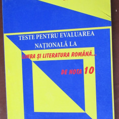 Teste pentru evaluarea nationala la limba si literatura romana de nota 10-Costina Creita