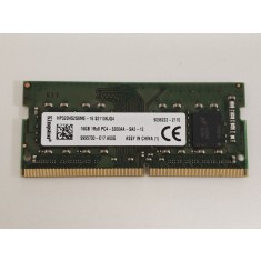 Memorie ram Laptop Kingston 16GB, DDR4, 1Rx8, PC4-3200AA, 3200Mhz, HP32D4S2S8MF-16, PC4-25600, CL22, Non-ECC, sodimm, 260 pini