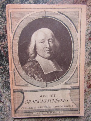 ORAISONS FUNEBRES - BOSSUET foto