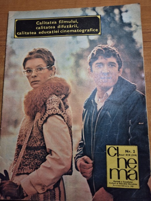 cinema februarie 1981 - interviu eugen barbu