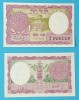 Nepal 1 Mohru 1960 Kalash aUNC P#8 Bancnota hartie 102x64mm Elefant Templu