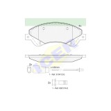 Set placute frana Icer 141792, parte montare : Punte Fata