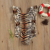 Cumpara ieftin Costum de baie Leopard/Peste Drool (Culoare: Maro, Marime: 120)