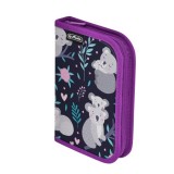 Penar echipat fete, 1 fermoar, Dimensiuni 13,5x19,5x3,5cm, 26 piese, 1 clapa,, Herlitz
