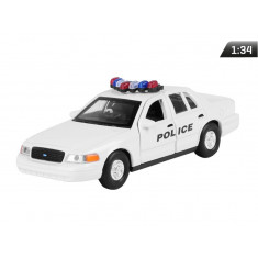 Model 1:34, 1999 Ford Crown Victoria, Police, Alb A876FCVPB