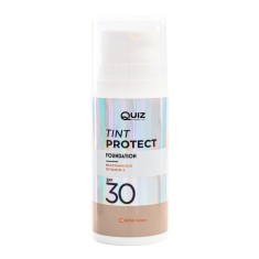 Fond de ten Tint Protect SPF30, Quiz, Nr 01 Rose Ivory, 30ml