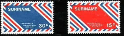 C1632 - Surinam 1972 - Aniversari 2v. neuzat,perfecta stare foto