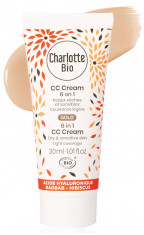 CC cream BIO 6 in 1 Gold(piele uscata si sensibila), cu acid hialuronic si baobab Charlotte Bio foto