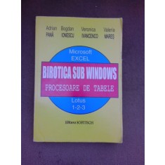 Birotica sub Windows, procesoare de tabele - Adrian Pana