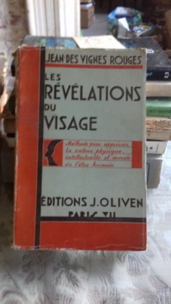 LES R&Eacute;V&Eacute;LATIONS DU VISAGE - JEAN DES VIGNES ROUGES (DEZVALUIRILE FETEI)