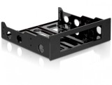 Mounting frame 5.25&quot; pentru HDD 3.5&quot; Negru, Delock 18136