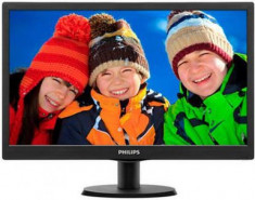 Monitor TN LED Philips 19.5inch 203V5LSB26/10, HD Ready (1366 x 768), VGA, 5 ms (Negru) foto