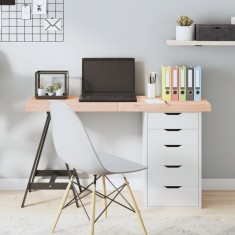 Gossi blat de masa, 120x60x(2-6) cm, lemn masiv de stejar netratat