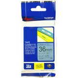 Brother TZE561 Tape 36mm Black ON Blue Ribbon Cartridge
