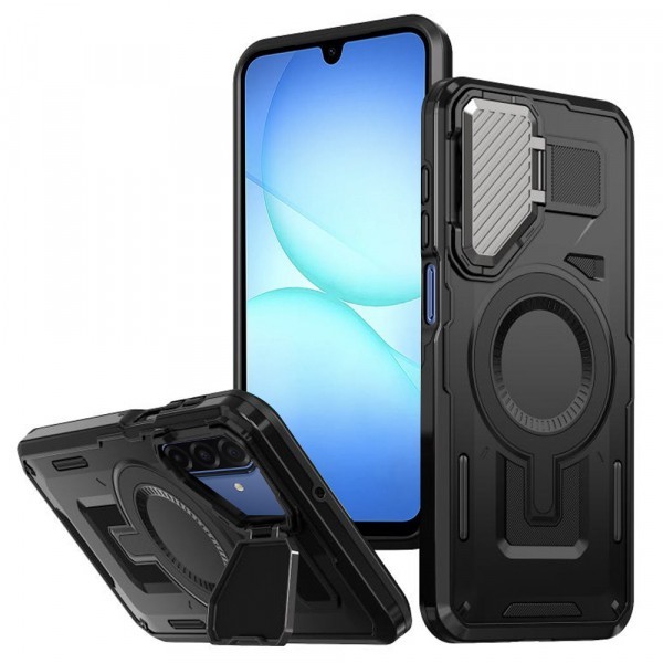 Husa MagSafe pentru Samsung Galaxy A17 5G, Techsuit, CamVault, Neagra