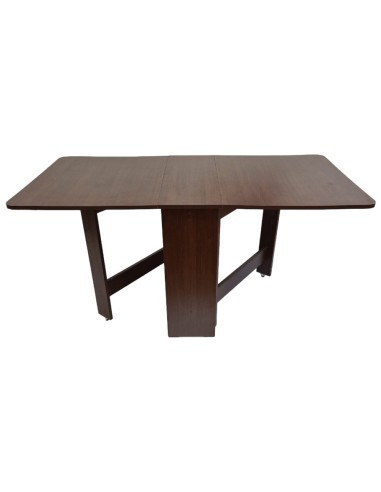 Masa plianta MD1, bucatarie si living, Pal Melaminat, colturi rotunjite, 6 persoane, 160x80x75 cm, wenge